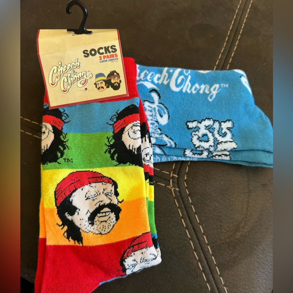 Check and Chong socks.  2 pair